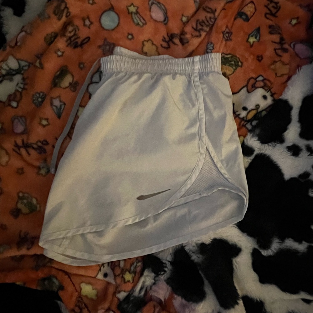 Nike Women's White Athletic Shorts